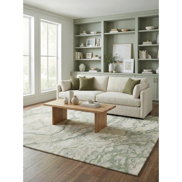 Exquisite Rugs Cortero Sage/Ivory 71641X16 1ft.X1ft.6in. Rect. Rug