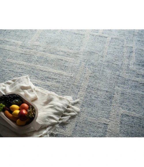 Exquisite Rugs Breckenridge Blue/Ivory 71701X16 1ft.X1ft.6in. Rect. Rug