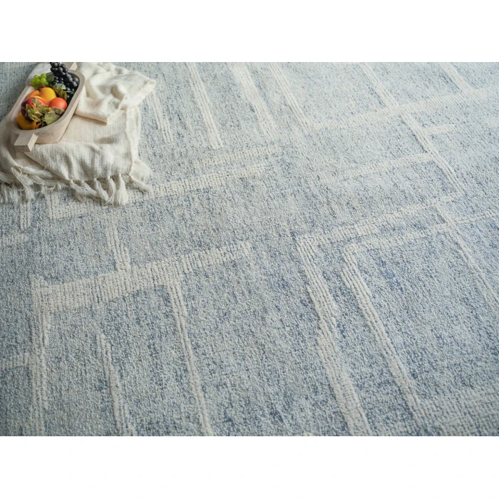Exquisite Rugs Breckenridge Blue/Ivory 71709X12 9ft.X12ft. Rect. Rug