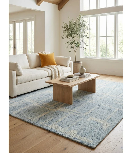 Exquisite Rugs Breckenridge Blue/Ivory 71701X16 1ft.X1ft.6in. Rect. Rug