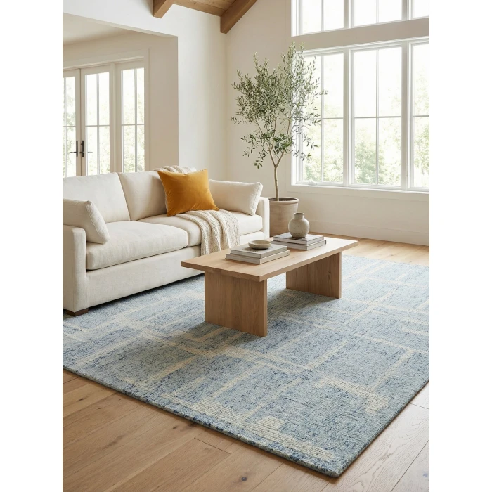 Exquisite Rugs Breckenridge Blue/Ivory 71709X12 9ft.X12ft. Rect. Rug