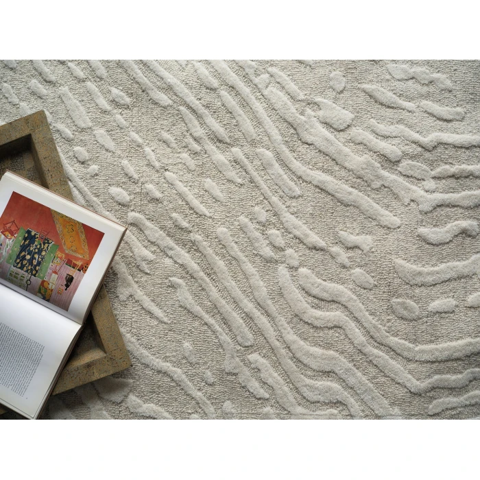 Exquisite Rugs Entro Silver/Ivory 718112X15 12ft.X15ft. Rect. Rug
