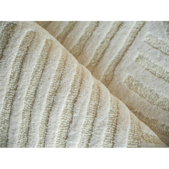 Exquisite Rugs Entro Cream/Ivory 71821X16 1ft.X1ft.6in. Rect. Rug