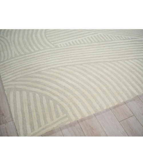 Exquisite Rugs Entro Silver/Ivory 71844X6 4ft.X6ft. Rect. Rug
