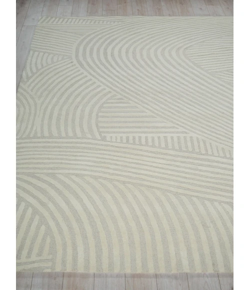 Exquisite Rugs Entro Silver/Ivory 71844X6 4ft.X6ft. Rect. Rug