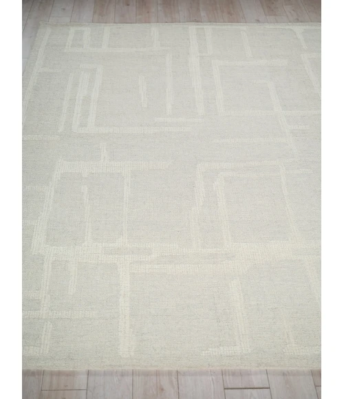 Exquisite Rugs Breckenridge Silver/Ivory 72061X16 1ft.X1ft.6in. Rect. Rug
