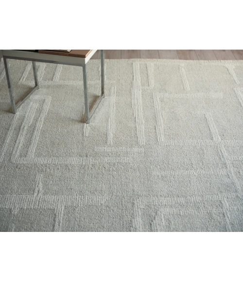 Exquisite Rugs Breckenridge Silver/Ivory 72061X16 1ft.X1ft.6in. Rect. Rug