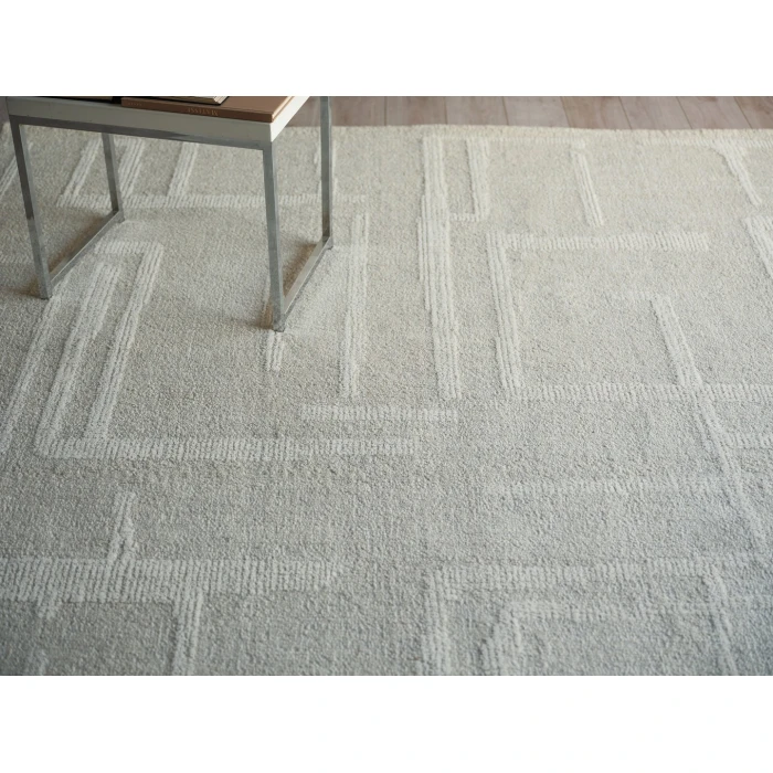 Exquisite Rugs Breckenridge Silver/Ivory 720612X15 12ft.X15ft. Rect. Rug