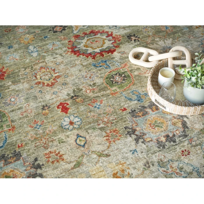 Exquisite Rugs Oxford Light Green 72196X9 6ft.X9ft. Rect. Rug