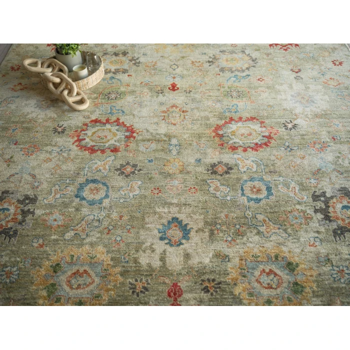 Exquisite Rugs Oxford Light Green 72196X9 6ft.X9ft. Rect. Rug