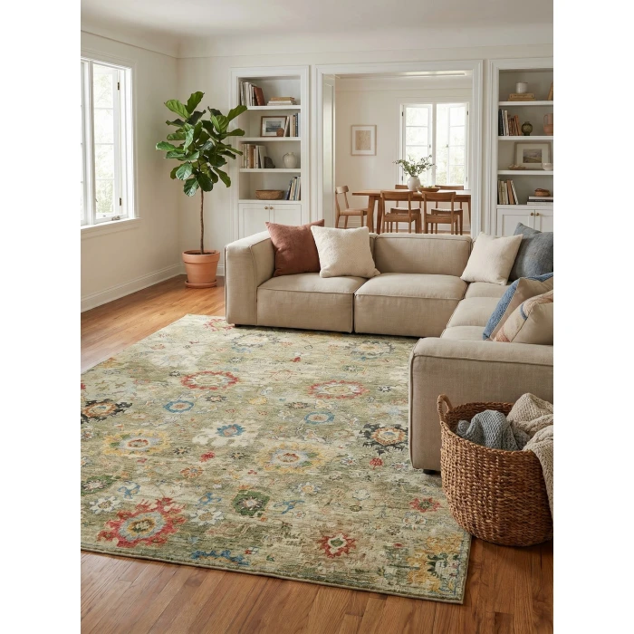 Exquisite Rugs Oxford Light Green 72196X9 6ft.X9ft. Rect. Rug