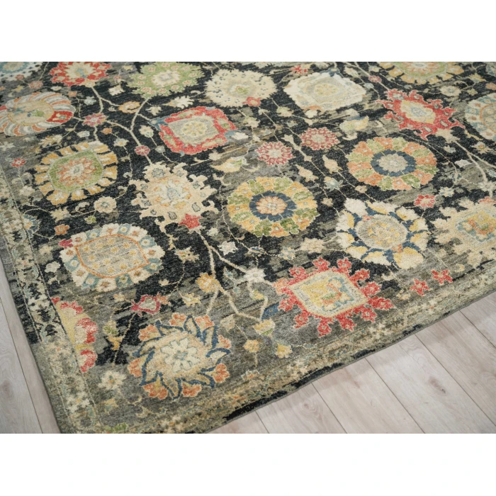 Exquisite Rugs Oxford Black 72239X12 9ft.X12ft. Rect. Rug