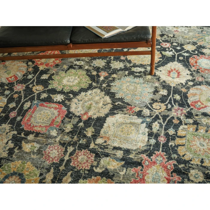 Exquisite Rugs Oxford Black 72239X12 9ft.X12ft. Rect. Rug