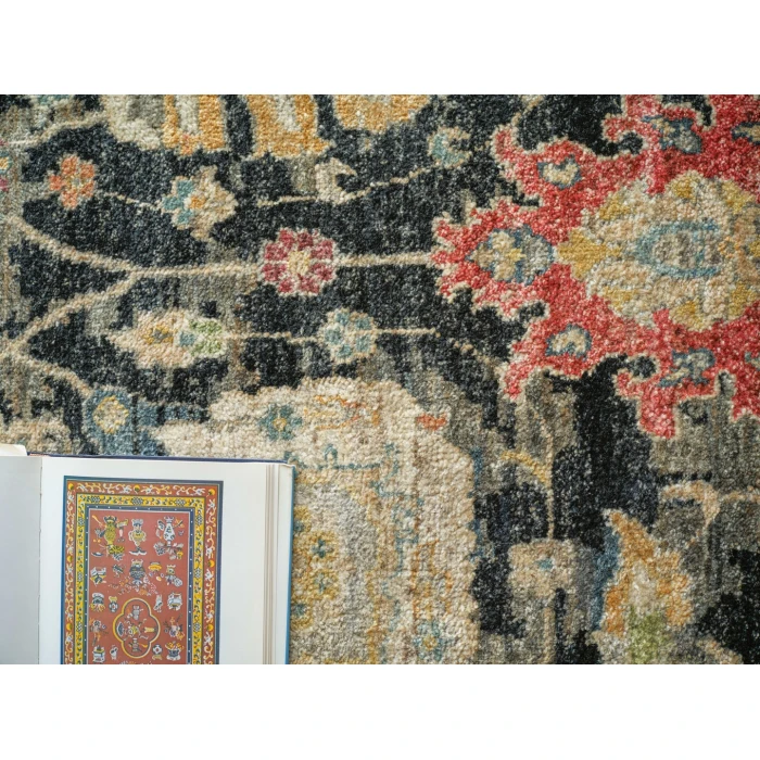 Exquisite Rugs Oxford Black 72239X12 9ft.X12ft. Rect. Rug