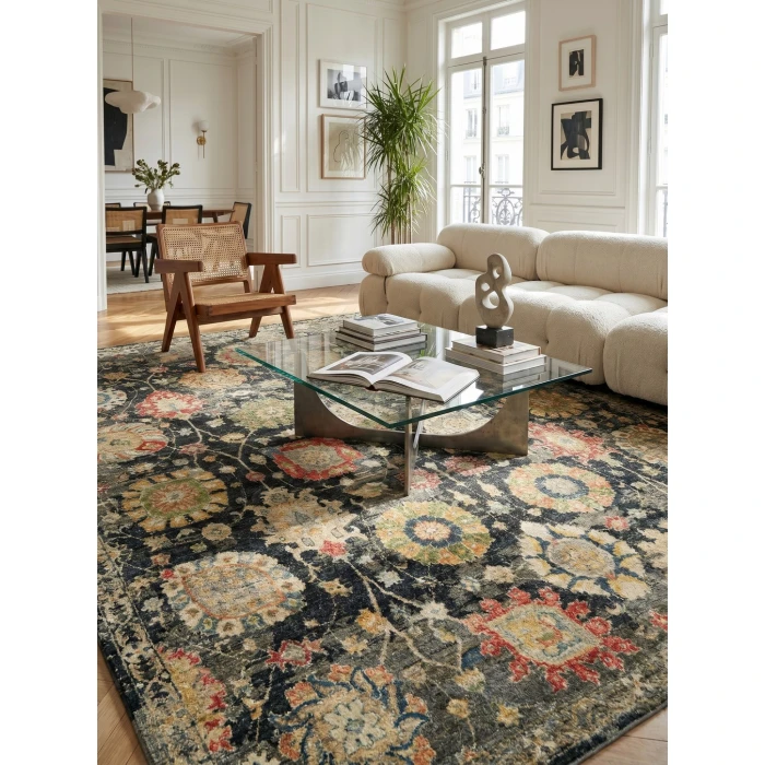 Exquisite Rugs Oxford Black 72239X12 9ft.X12ft. Rect. Rug
