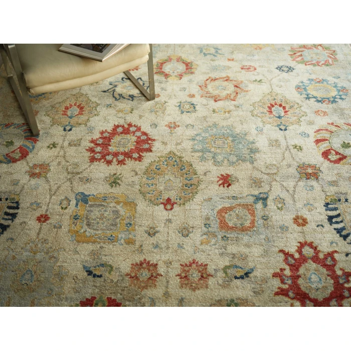 Exquisite Rugs Oxford Ivory/Gray 722410X14 10ft.X14ft. Rect. Rug
