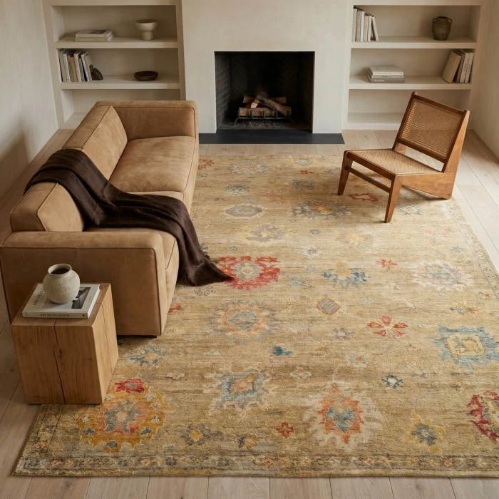 Exquisite Rugs Oxford Camel 72276X9 6ft.X9ft. Rect. Rug