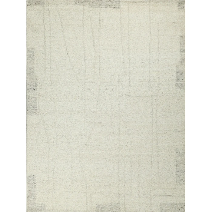 Exquisite Rugs Kokomo Ivory/Silver 72451X16 1ft.X1ft.6in. Rect. Rug