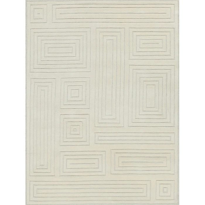 Exquisite Rugs Teton Silver/Ivory 725810X14 10ft.X14ft. Rect. Rug