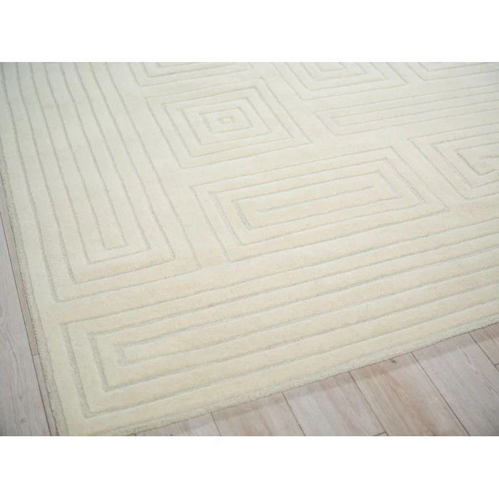 Exquisite Rugs Teton Silver/Ivory 725810X14 10ft.X14ft. Rect. Rug