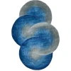 Exquisite Rugs Mitomo Gray/Blue 72715X7 SHAPE 5ft.X7ft. SHAPE Novelty Rug