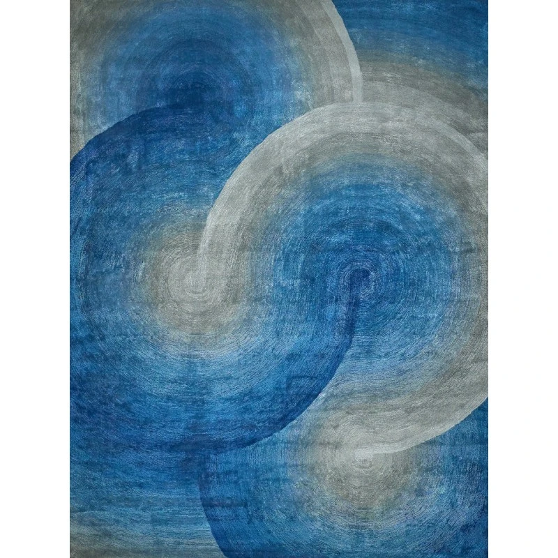 Exquisite Rugs Mitomo Gray/Blue 72719X12 9ft.X12ft. Rect. Rug