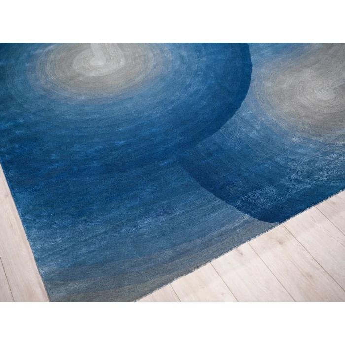 Exquisite Rugs Mitomo Gray/Blue 72719X12 9ft.X12ft. Rect. Rug