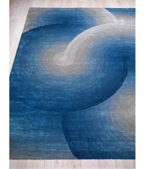 Exquisite Rugs Mitomo Gray/Blue 72716X9 6ft.X9ft. Rect. Rug