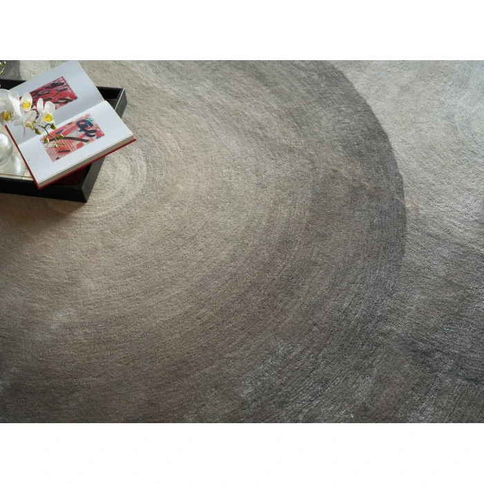 Exquisite Rugs Mitomo Charcoal/Ivory 72728X10 8ft.X10ft. Rect. Rug