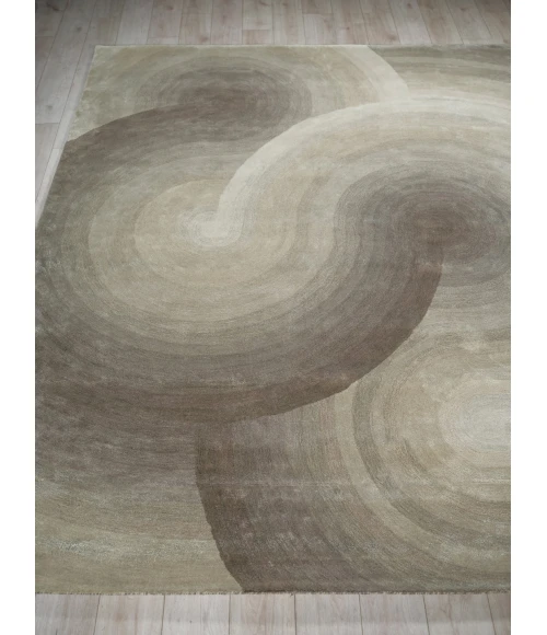 Exquisite Rugs Mitomo Taupe 72748X10 8ft.X10ft. Rect. Rug