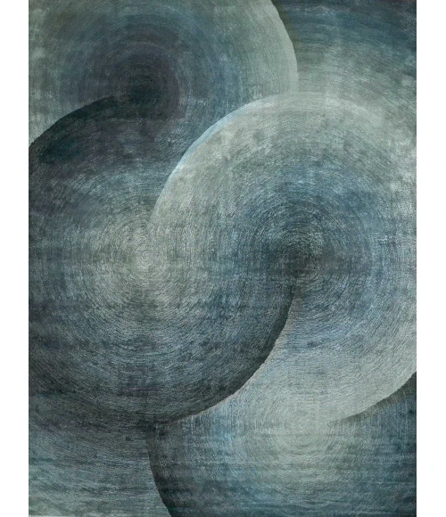 Exquisite Rugs Mitomo Sea Green 72766X9 6ft.X9ft. Rect. Rug