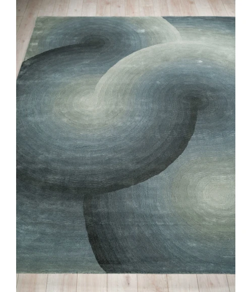 Exquisite Rugs Mitomo Sea Green 72766X9 6ft.X9ft. Rect. Rug