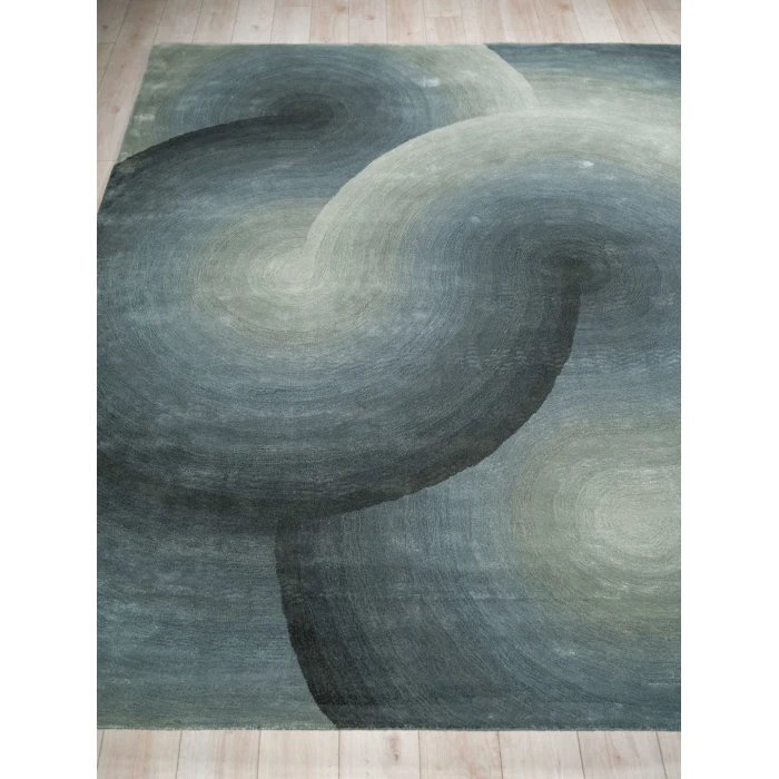Exquisite Rugs Mitomo Sea Green 72769X12 9ft.X12ft. Rect. Rug