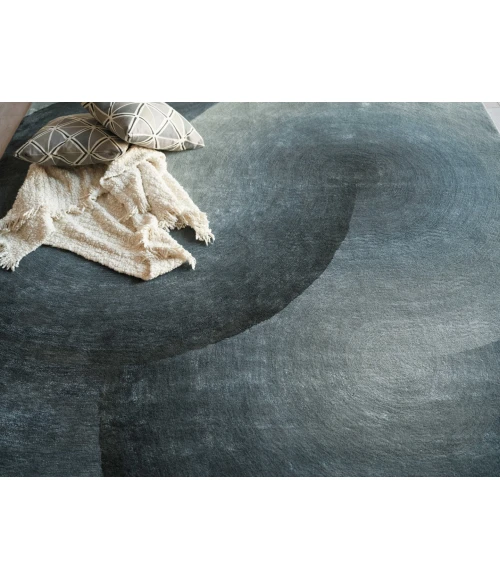 Exquisite Rugs Mitomo Sea Green 72766X9 6ft.X9ft. Rect. Rug