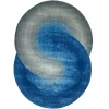 Exquisite Rugs Mitomo Navy/Gray 72775X7 SHAPE 5ft.X7ft. SHAPE Novelty Rug