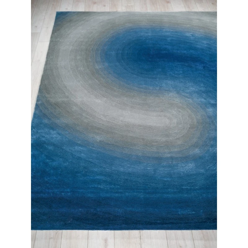 Exquisite Rugs Mitomo Navy/Gray 72774X6 4ft.X6ft. Rect. Rug