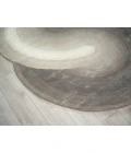 Exquisite Rugs Mitomo Charcoal/Ivory 72785X7 SHAPE 5ft.X7ft. SHAPE Novelty Rug