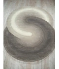 Exquisite Rugs Mitomo Charcoal/Ivory 72785X7 SHAPE 5ft.X7ft. SHAPE Novelty Rug
