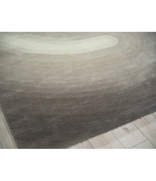 Exquisite Rugs Mitomo Charcoal/Ivory 727810X14 10ft.X14ft. Rect. Rug
