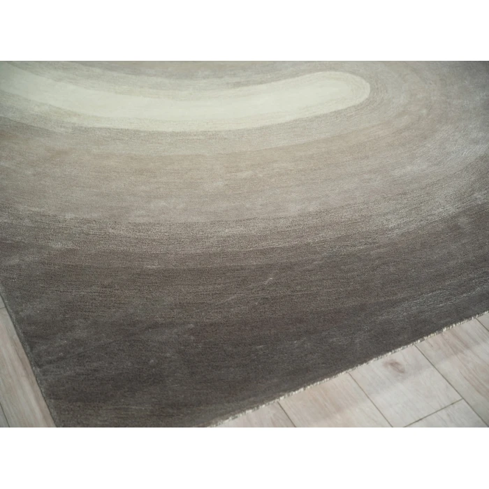 Exquisite Rugs Mitomo Charcoal/Ivory 727812X15 12ft.X15ft. Rect. Rug