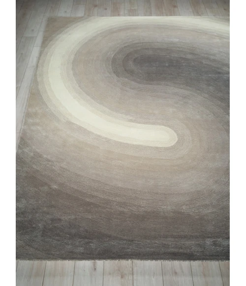Exquisite Rugs Mitomo Charcoal/Ivory 727810X14 10ft.X14ft. Rect. Rug