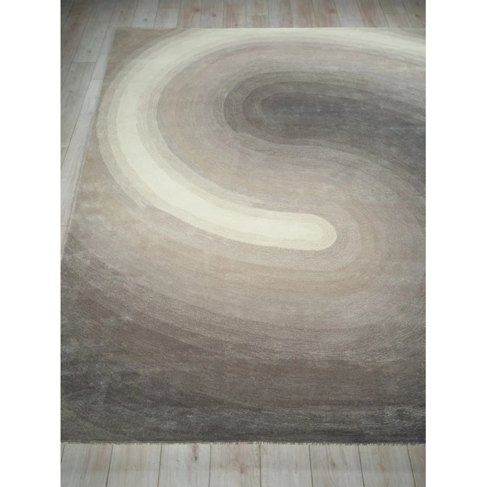 Exquisite Rugs Mitomo Charcoal/Ivory 727812X15 12ft.X15ft. Rect. Rug