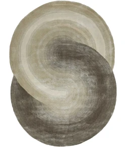 Exquisite Rugs Mitomo Taupe 72805X7 SHAPE 5ft.X7ft. SHAPE Novelty Rug