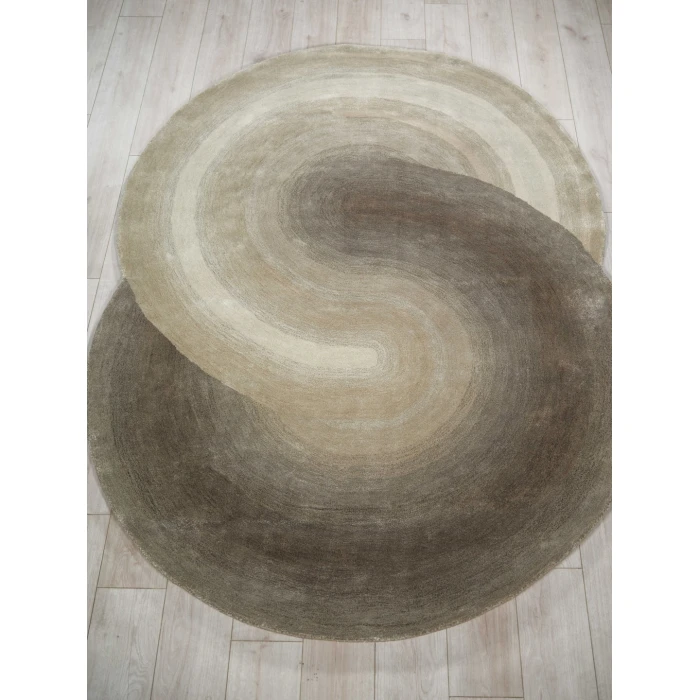 Exquisite Rugs Mitomo Taupe 72805X7 SHAPE 5ft.X7ft. SHAPE Novelty Rug