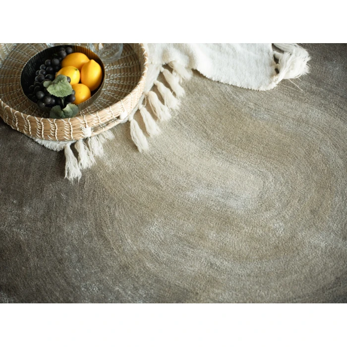 Exquisite Rugs Mitomo Taupe 72805X7 SHAPE 5ft.X7ft. SHAPE Novelty Rug