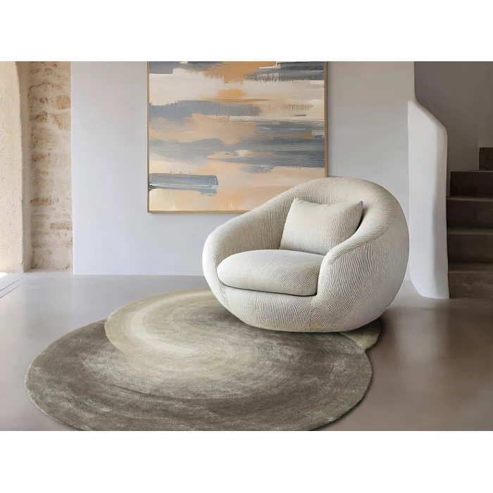 Exquisite Rugs Mitomo Taupe 72805X7 SHAPE 5ft.X7ft. SHAPE Novelty Rug