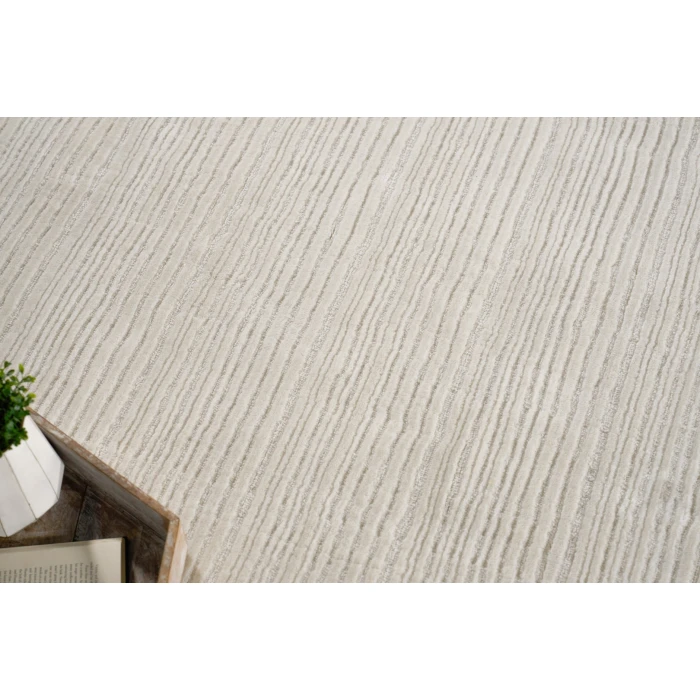 Exquisite Rugs Cavallo Modern White 73061X16 1ft.X1ft.6in. Rect. Rug