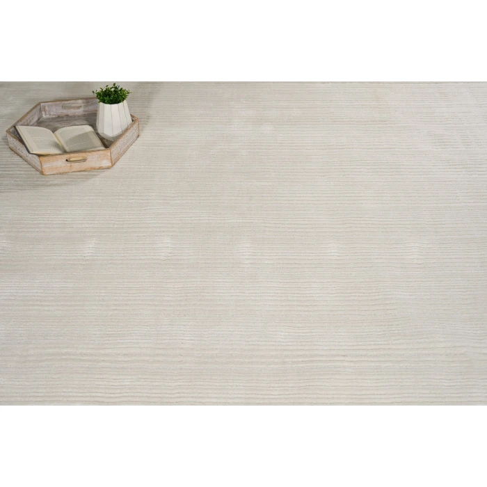 Exquisite Rugs Cavallo Modern White 73061X16 1ft.X1ft.6in. Rect. Rug
