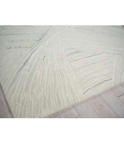 Exquisite Rugs Entro Silver/Ivory 73181X16 1ft.X1ft.6in. Rect. Rug
