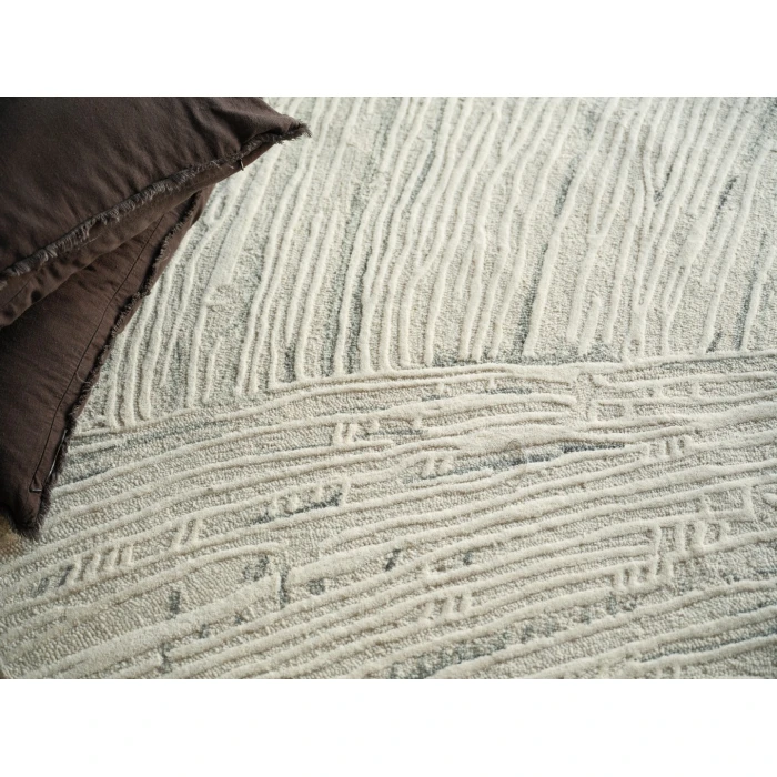 Exquisite Rugs Entro Silver/Ivory 73188X10 8ft.X10ft. Rect. Rug